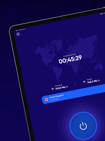 SecurityLab VPN: Speed iPad screenshot 1