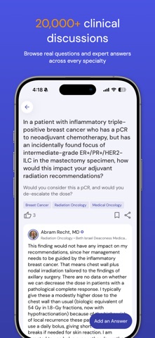 Mednet | Physician Q&A iPhone screenshot