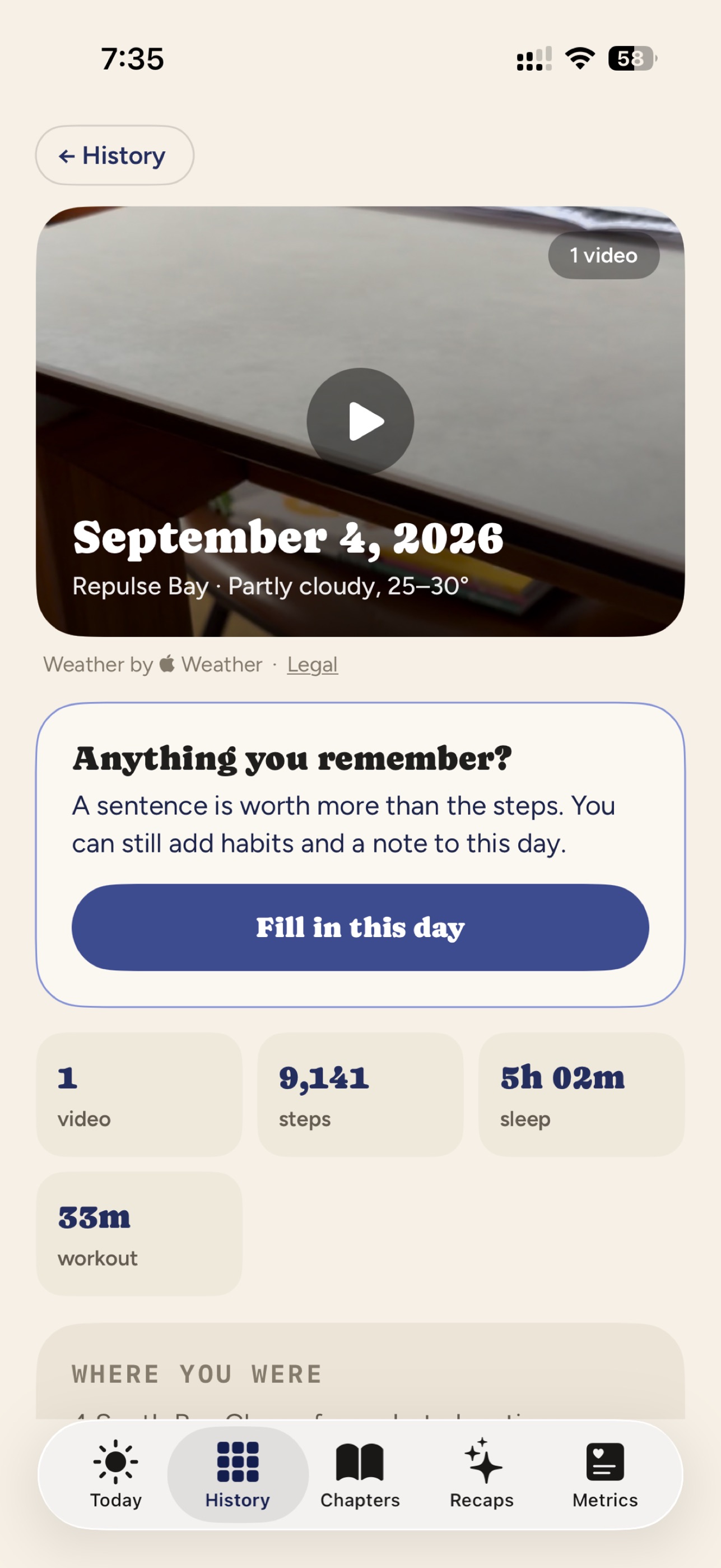 Screenshot 5 of Daylog – A Life Record
