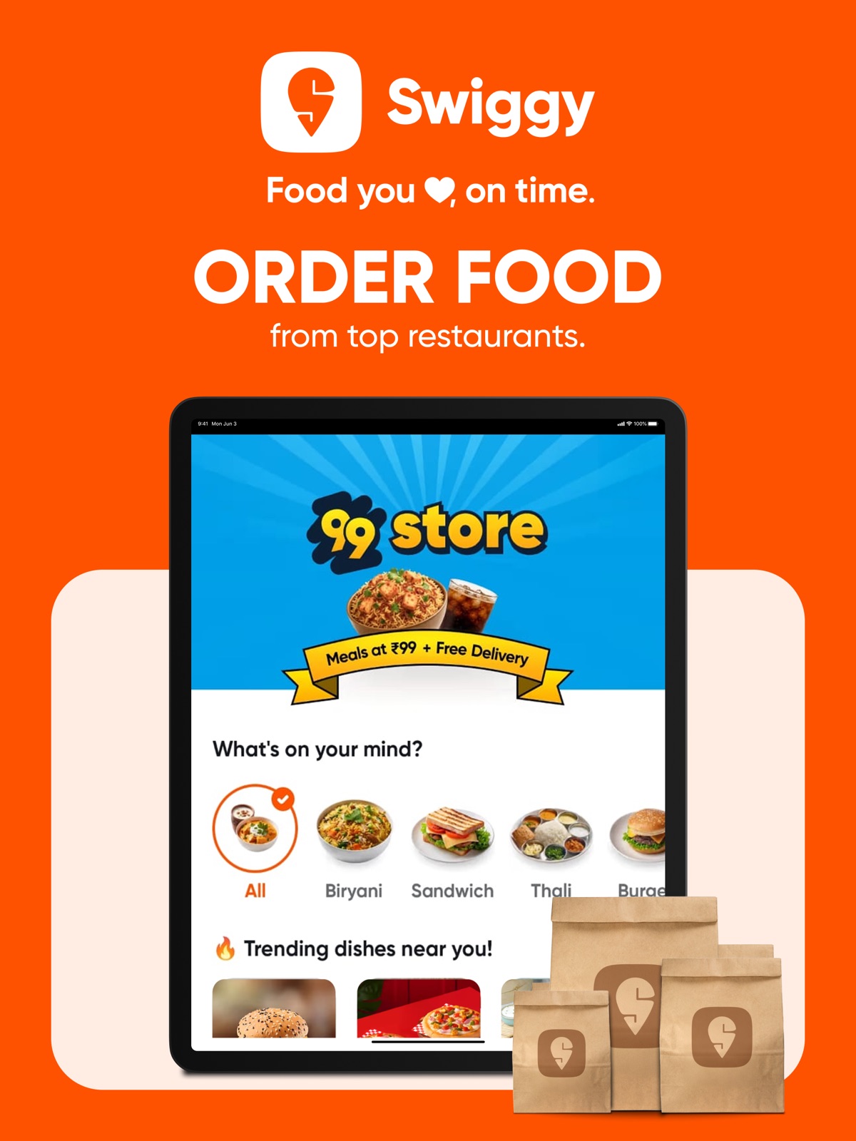 Swiggy: Food Instamart Dineout ipad screenshot 3