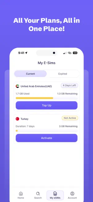 Simnetic: AI eSIM App screenshot 4