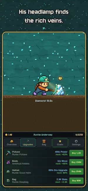TinyMine Idle: Pebble Path screenshot 2