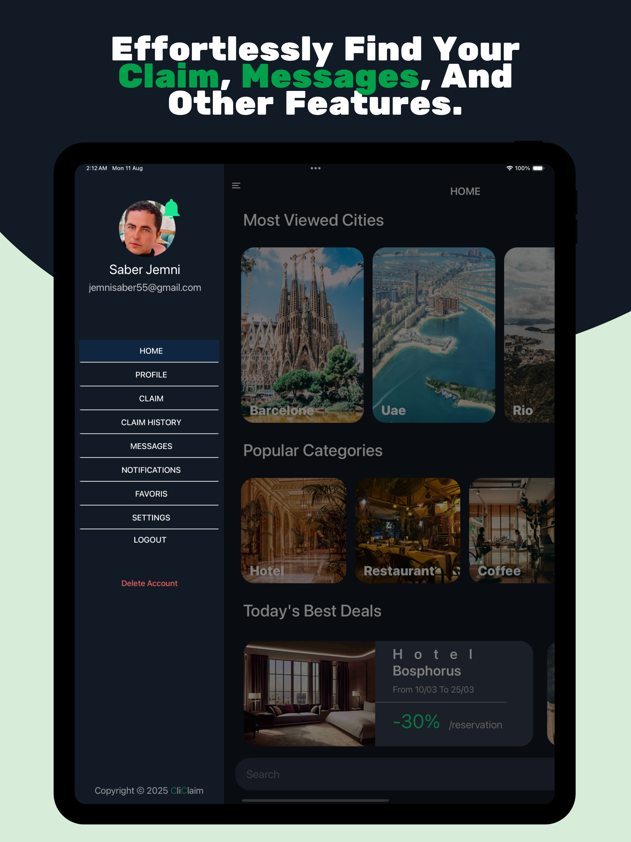 Cliclaim Client