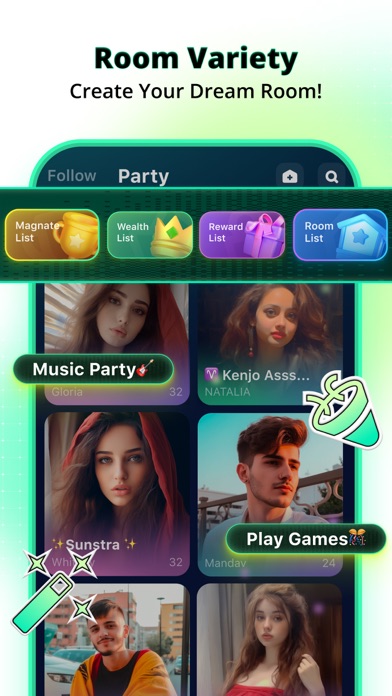 Hiyoo - Podcast & Voice Party Screenshot