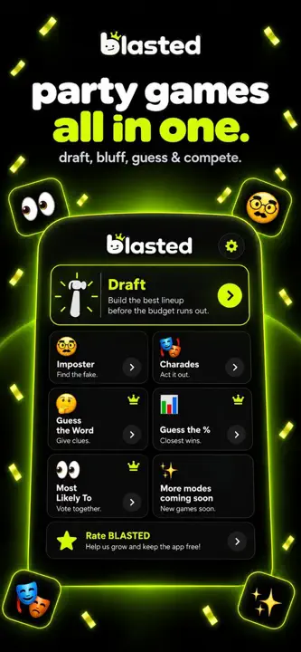 BLASTED - draft party game screenshot 1