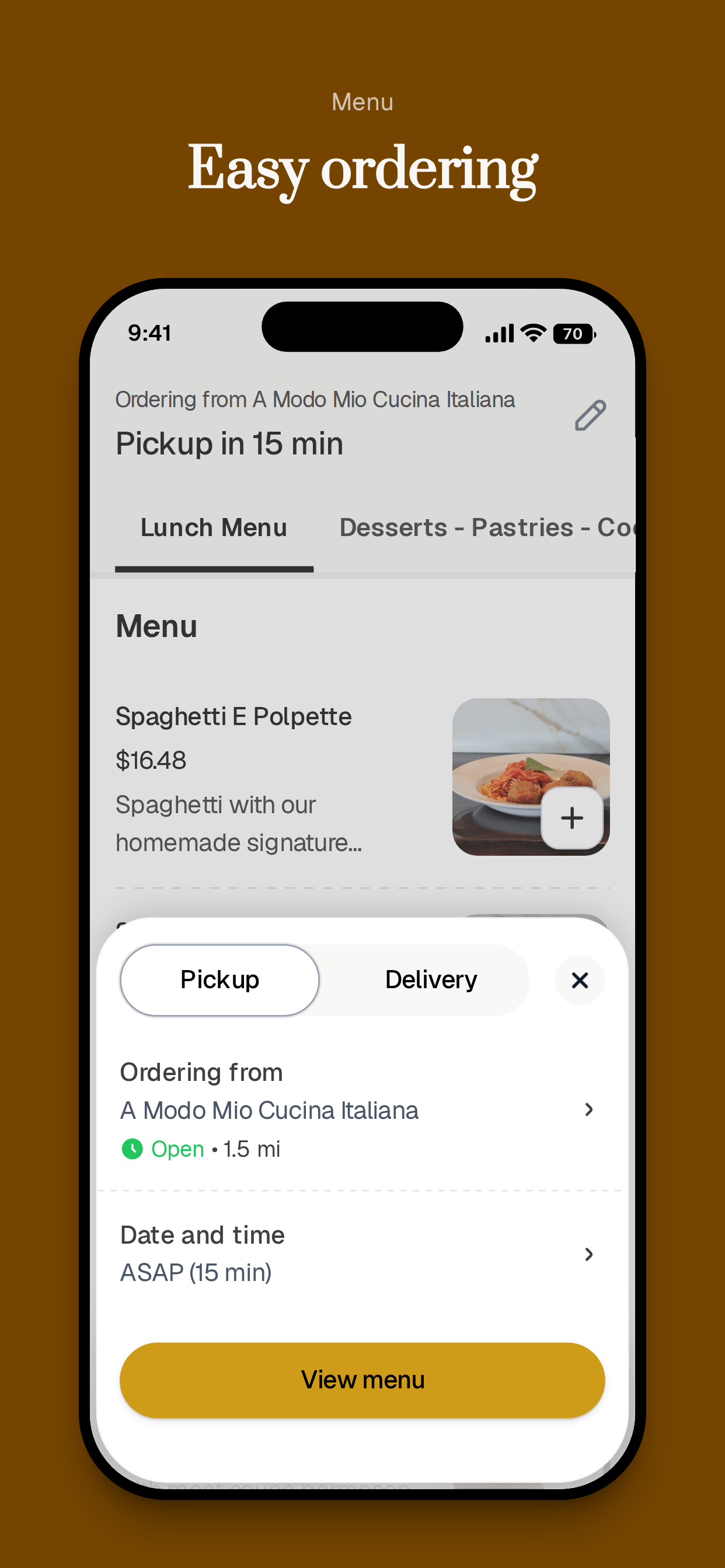 A Modo Mio Cucina Italiana screenshot 3