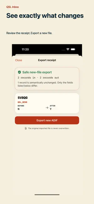 QSL Inbox: Ham Radio Logbook screenshot 2