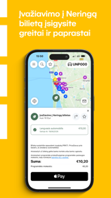 UNIPARK - parking app screenshot
