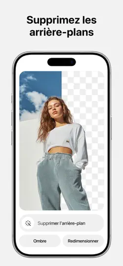 Capture d'écran de Pixelcut: AI Background Eraser sur iPhone 2