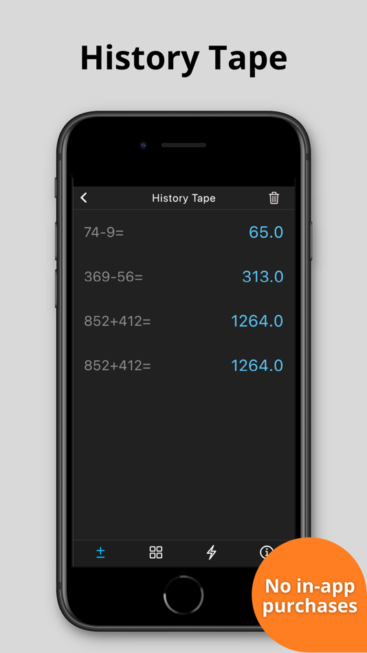 #3. iCalculator X - All in One (iOS) Podle: Megabyte
