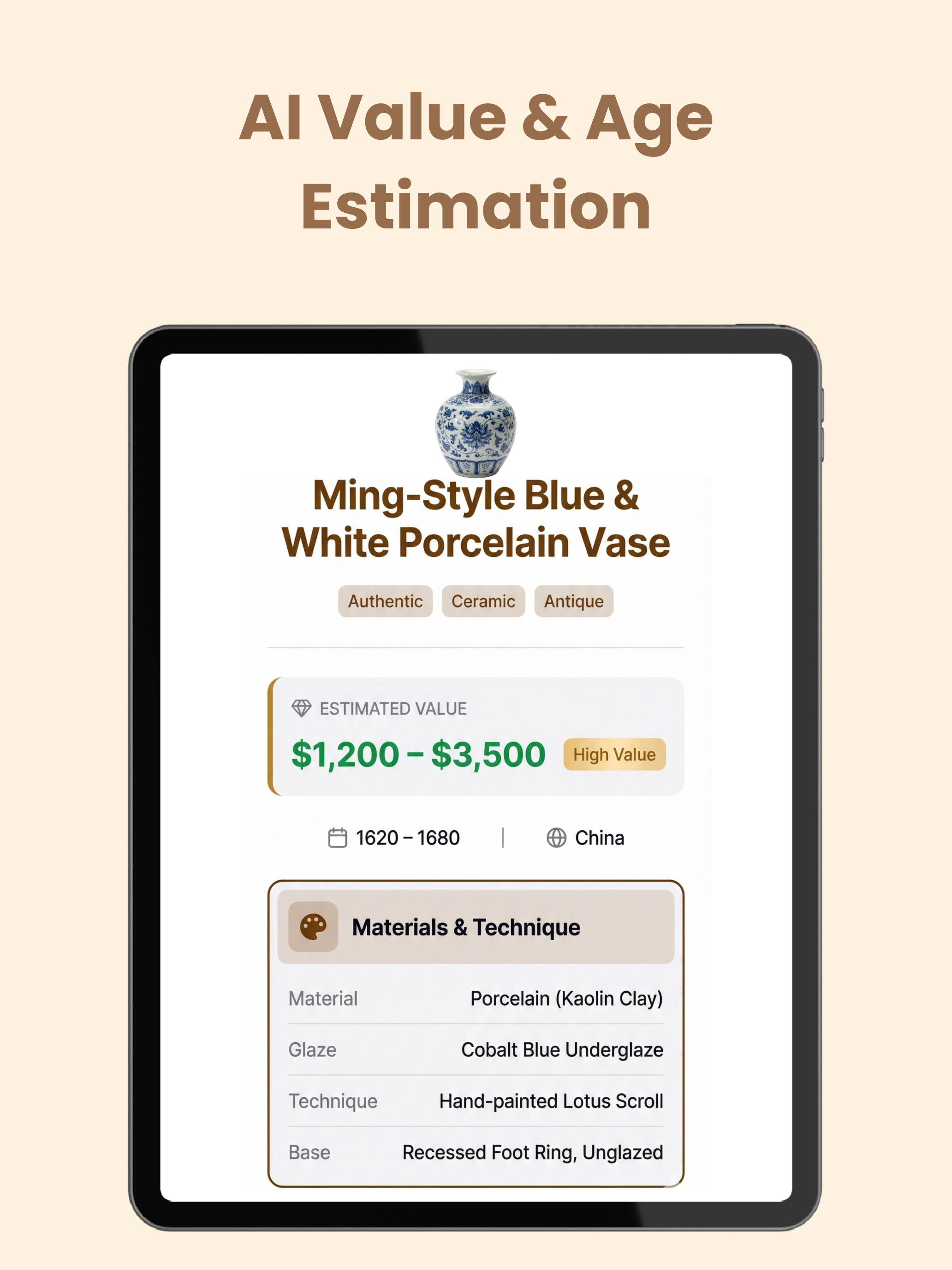 Antique & Vintage Identifier