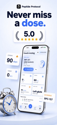 Peptide Protocol: Dose Tracker Screenshot 1 of 10