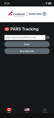 PARS-PAPS Tracker screenshot 1