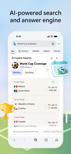 Microsoft Bing Search iPhone Screenshot 1