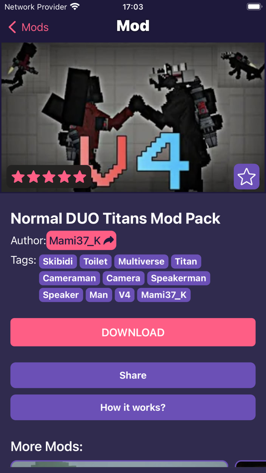 #8. Ragdoll Mods: Skibidi Titans (iOS) 由: Vladislav Kovalyov