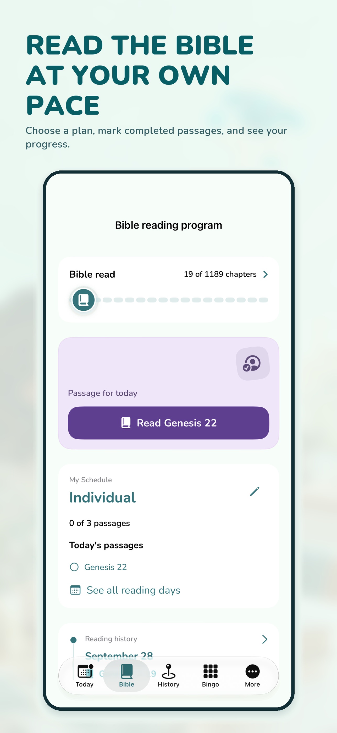 Screenshot 3 of Eden: Bible Reading & Quiz