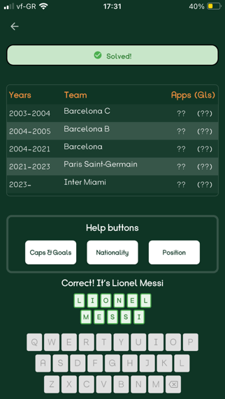 App screenshot
