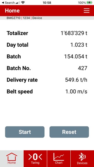FMS BeltSCALE screenshot