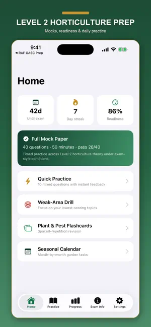 Horticulture Level 2 Prep screenshot 1