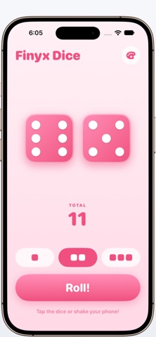 Finyx Dice – Kids Dice Roller screenshot 2