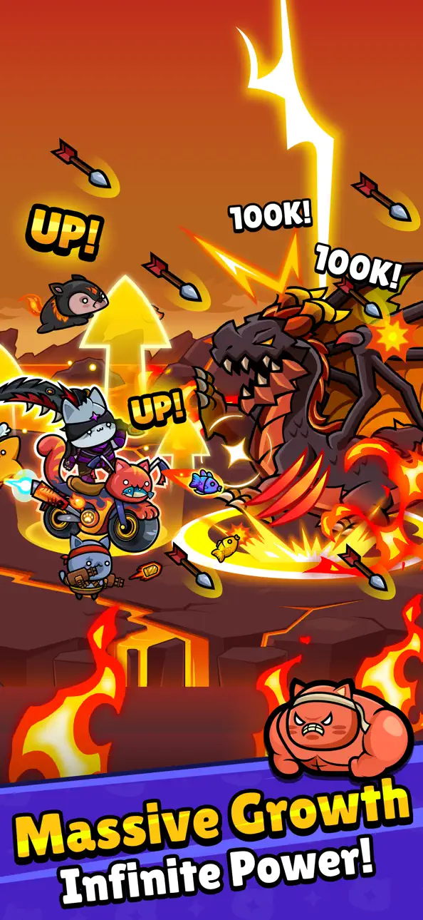 Meow Knights: Idle RPG iOS Mod IPA screenshot 2 - iOS game interface