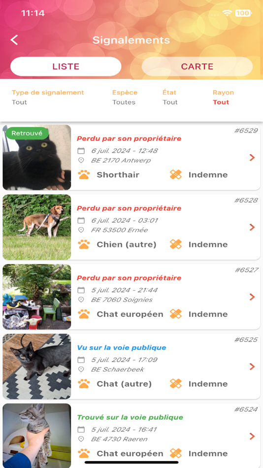#4. Animal Search (iOS) 由: Beniamino Luppolo