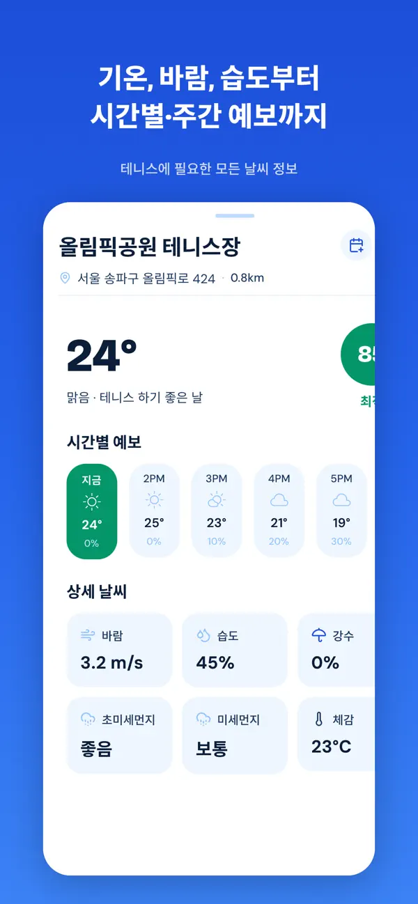 Tennis Weather screenshot 3