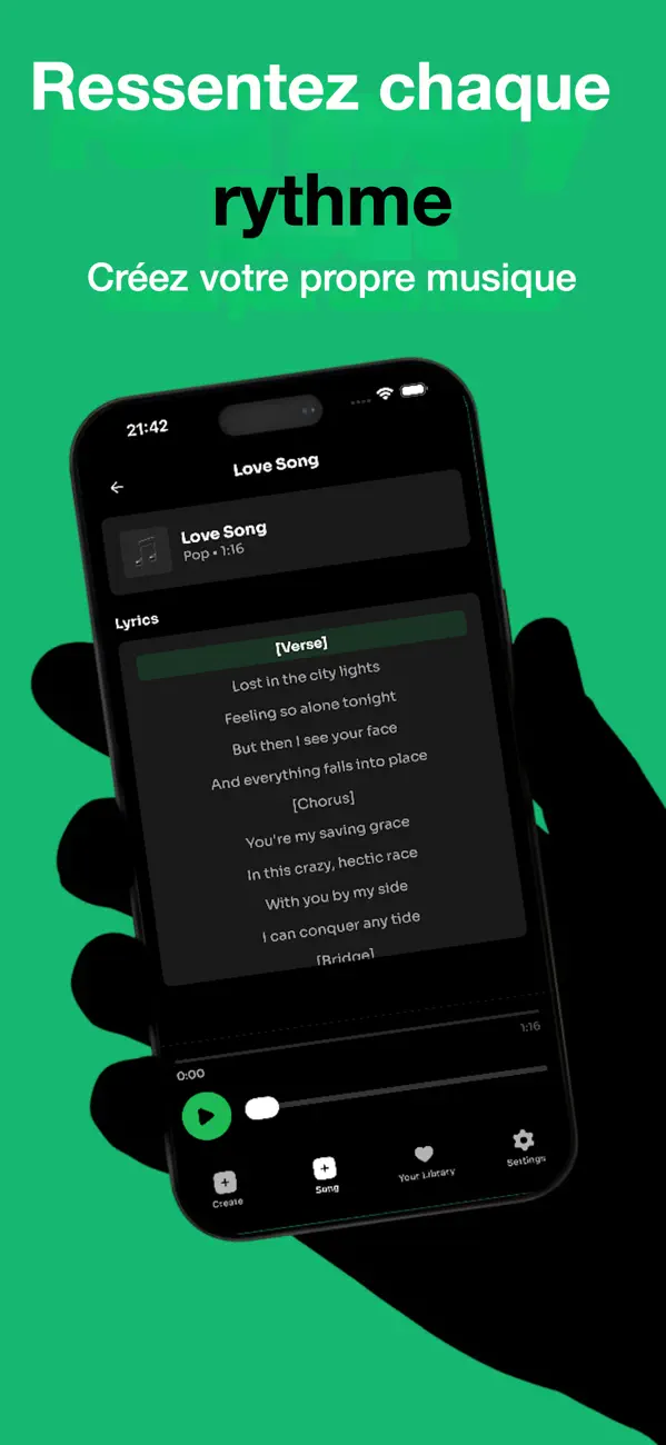 Screenshot #3 pour Song & Lyric Generator AI