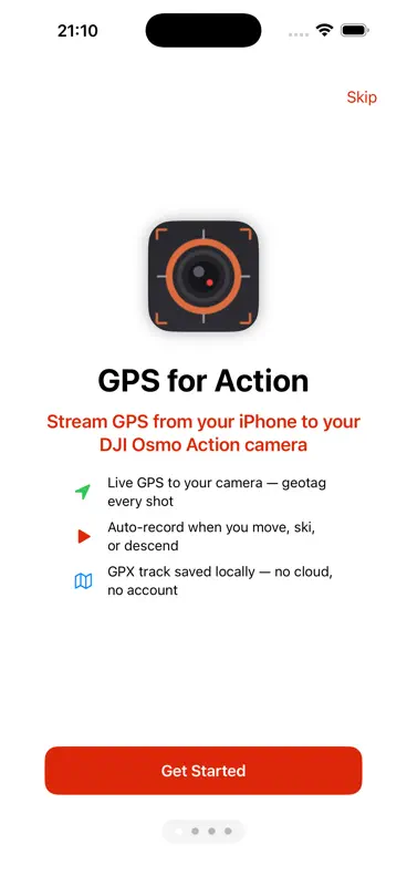 GPS for Action screenshot 1 of 7