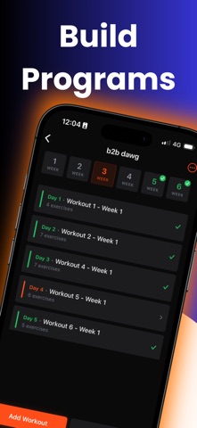 Big Dawg: Free Workout Tracker Screenshot 3 of 4