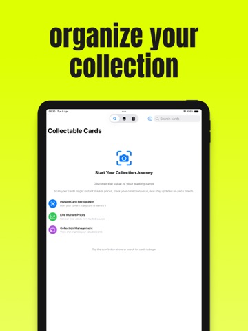 Card value Scanner - PokeLite iPad screenshot