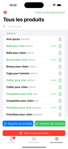 Nos Courses screenshot