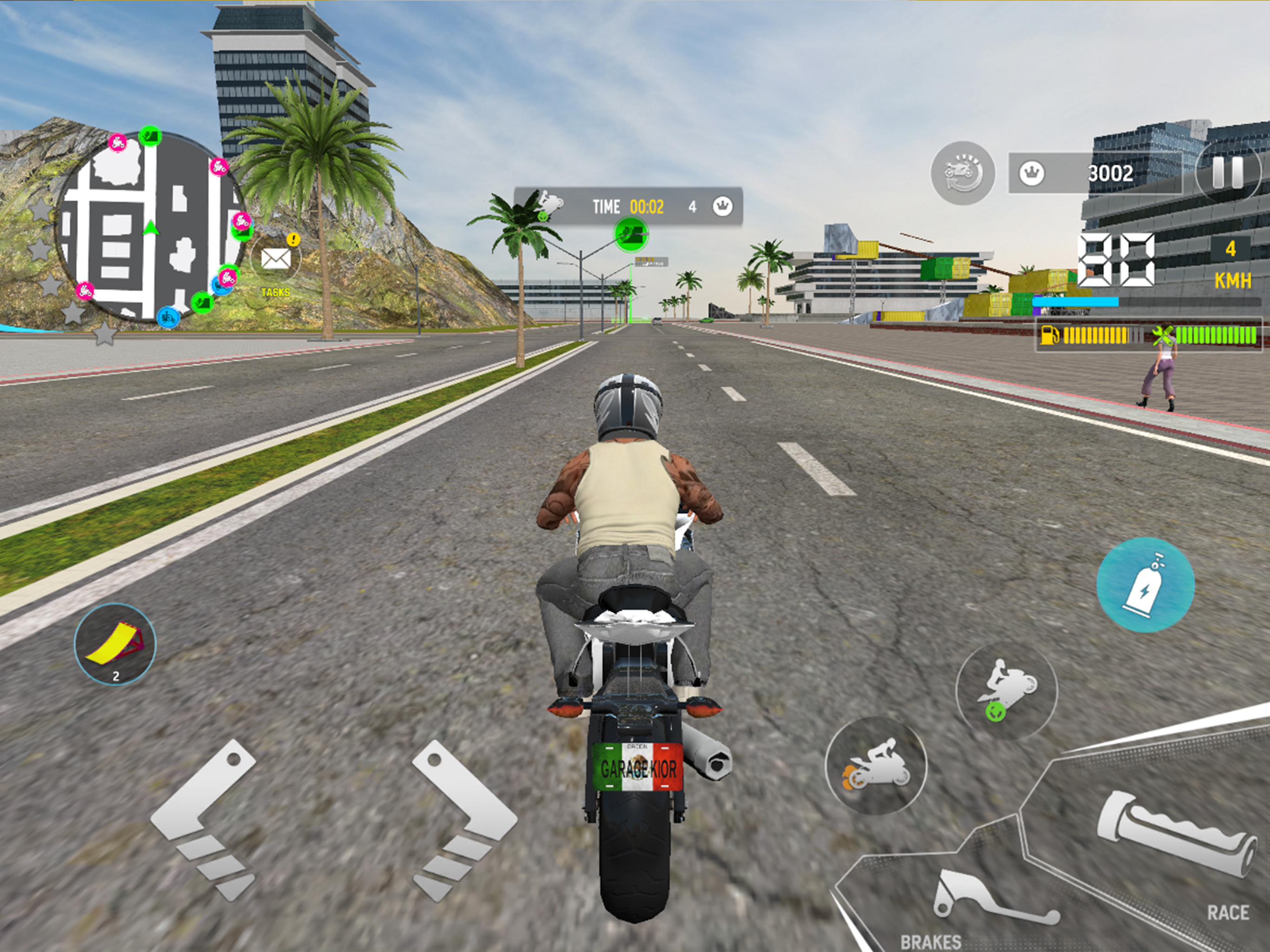 Moto Bike Racing Wheelie Games screenshot 7