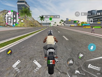 Moto Bike Racing Wheelie Games iPad screenshot