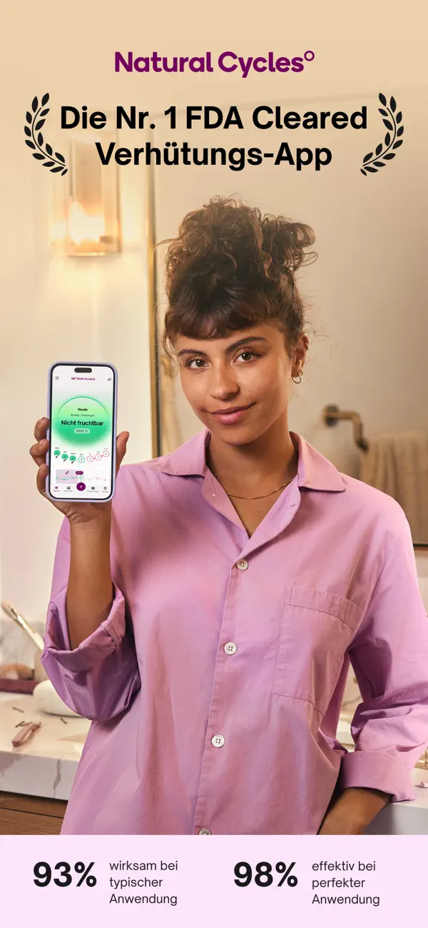 Natural Cycles: Birth Control iPhone App Screenshot 1 – Gesundheit & Fitness