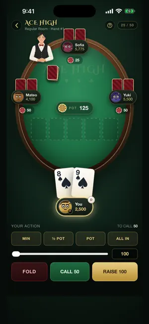 Ace High Poker screenshot 1