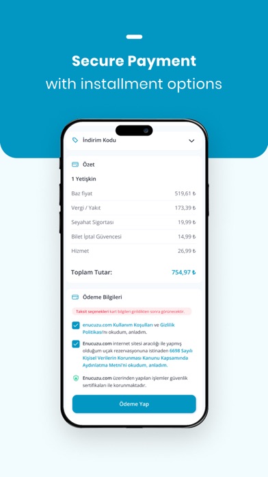 Enucuzu: Flight, Hotel, Bus Screenshot