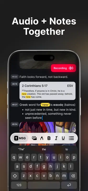 Spirit Notes: Sermon & Bible screenshot 3 of 7