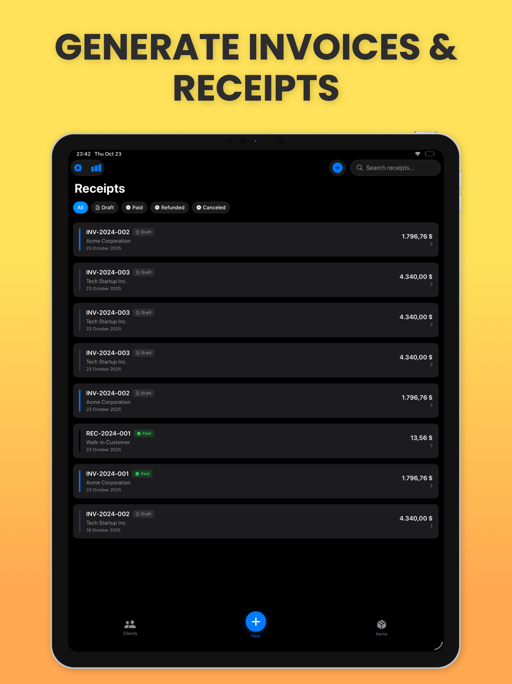 2Go - Invoice Maker & Estimate