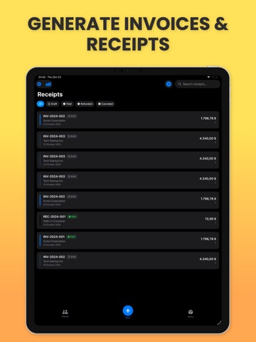2Go - Invoice Maker & Estimate iPad screenshot