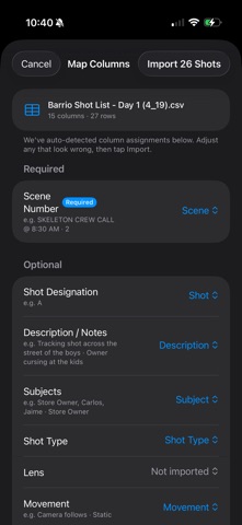 Speed Schedule screenshot