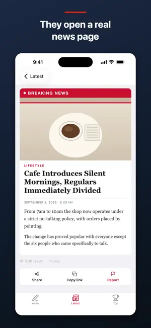 Breaking News Maker App screenshot 3
