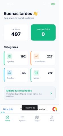 Radar de Ayudas screenshot