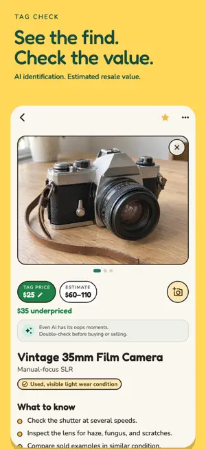 Tag Check: Value Scanner screenshot 1