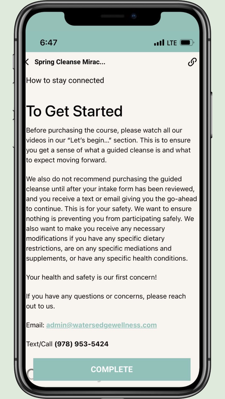 iPhone screenshot