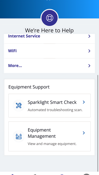 MySparklight Business Screenshot