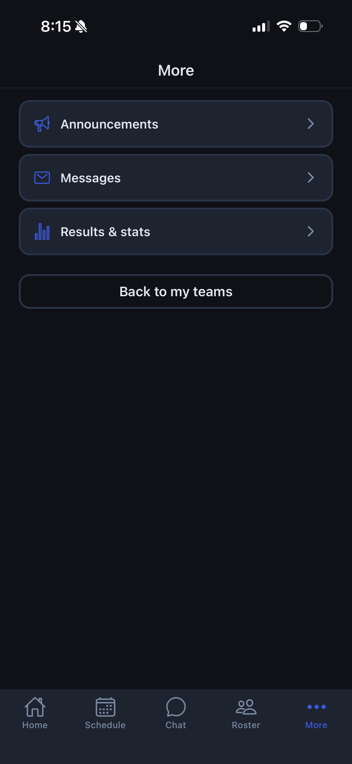 Sports Team Manager screenshot 3