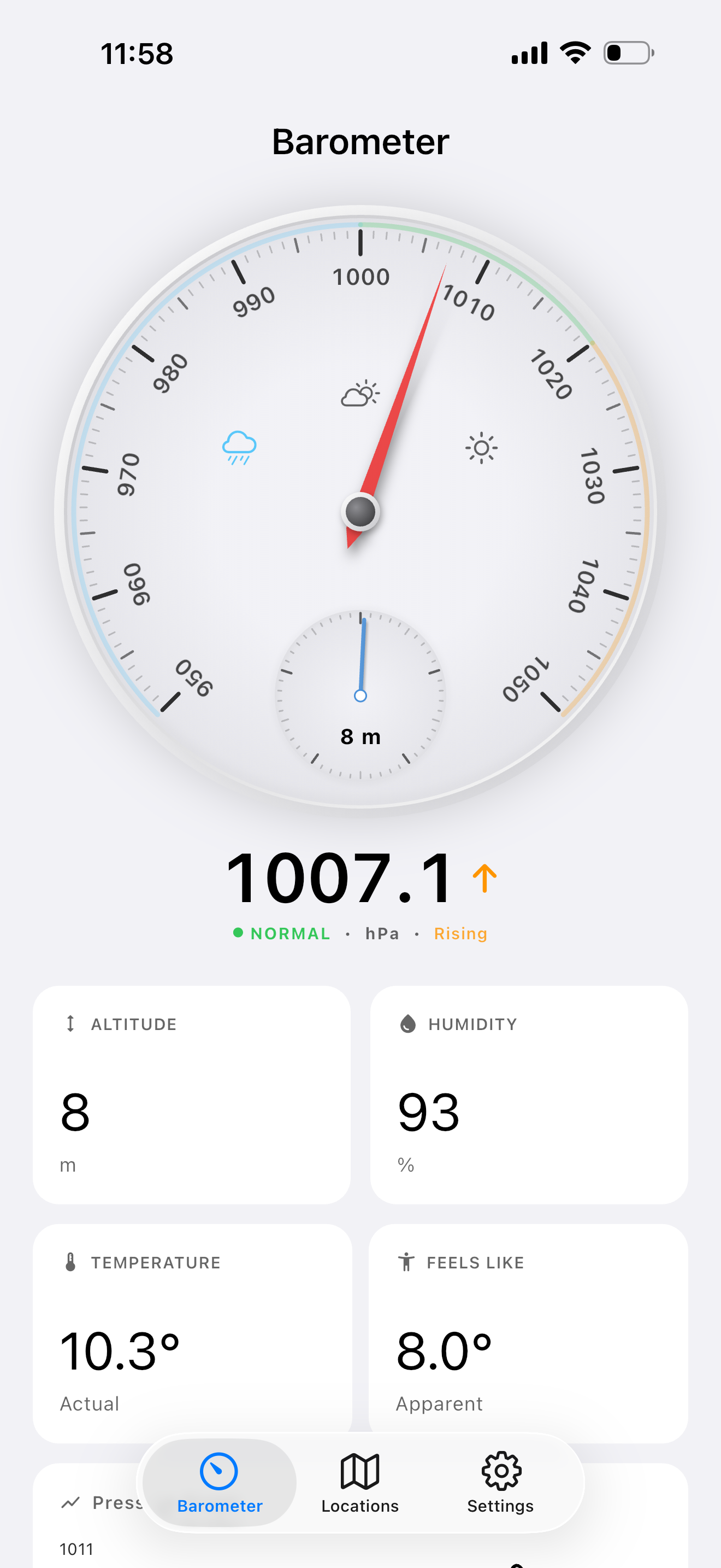 Barometer & Altimeter Pro
