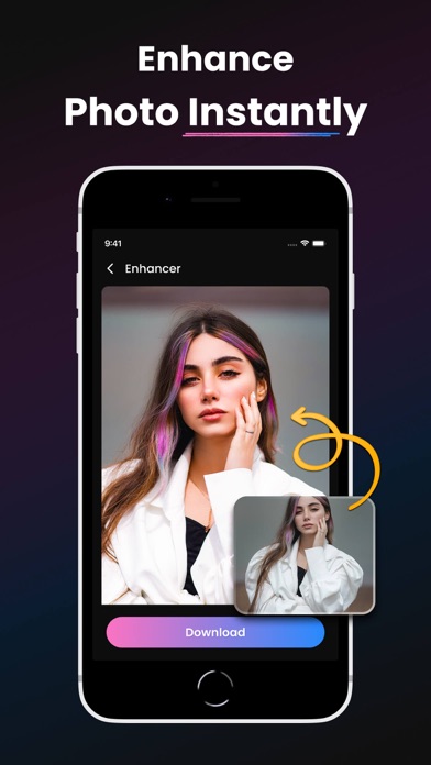 PixGlow: AI Photo Editor iPhone screenshot 4 - Photo & Video app