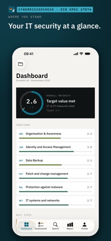 KMU Cyber-Audit Screenshot 1 of 5